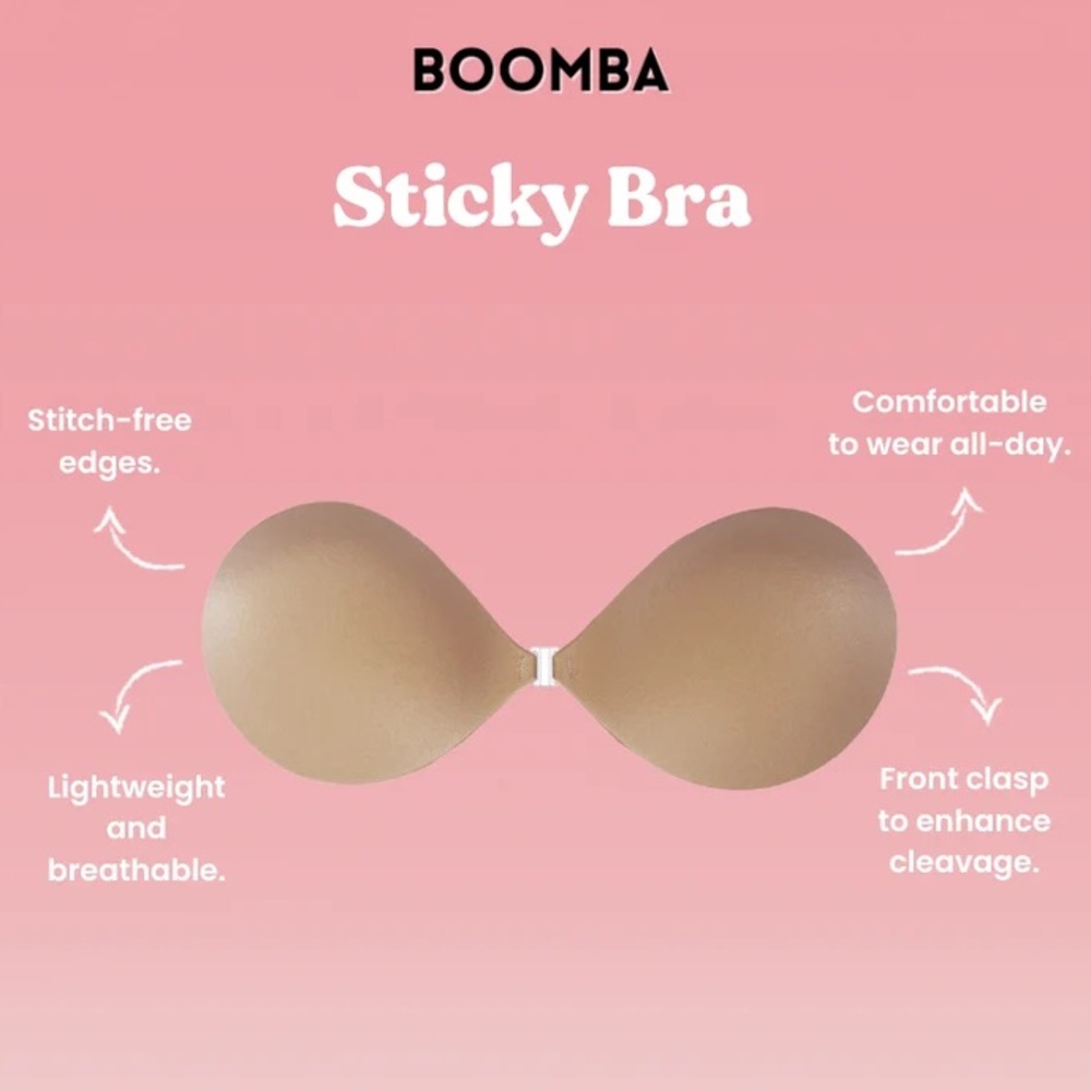 BOOMBA Sticky Bra - C / Beige NEW